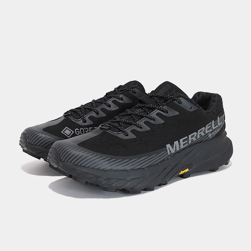 【お買い物マラソン限定クーポン配布中!!】MERRELL メレル GORE-TEX AGILITY PEAK 5 アジリティーピーク5 ゴアテックス スニーカー BLACK ( ブラック 黒 撥水 防水 アウトドア メンズ J067745 )