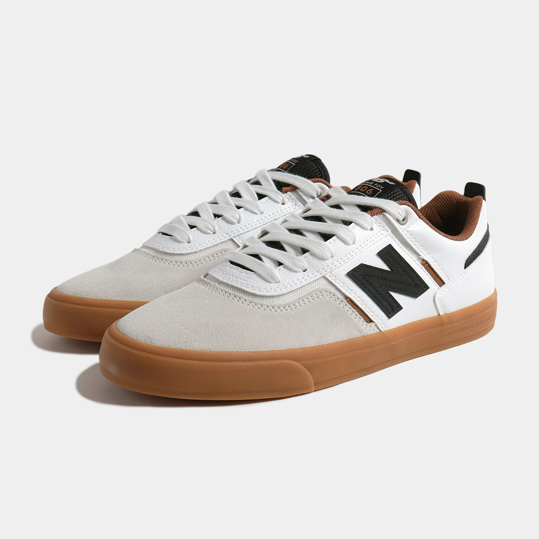 [クーポン＆P2倍！]海外限定 NEW BALANCE ニューバランス ヌメリック 306 スニーカー NM306TOS SEA SALT/BLACK/GUM BOTTOM ( 日本未発売 ホワイト メンズ スケートシューズ SKATE ローテク )｜aroundo