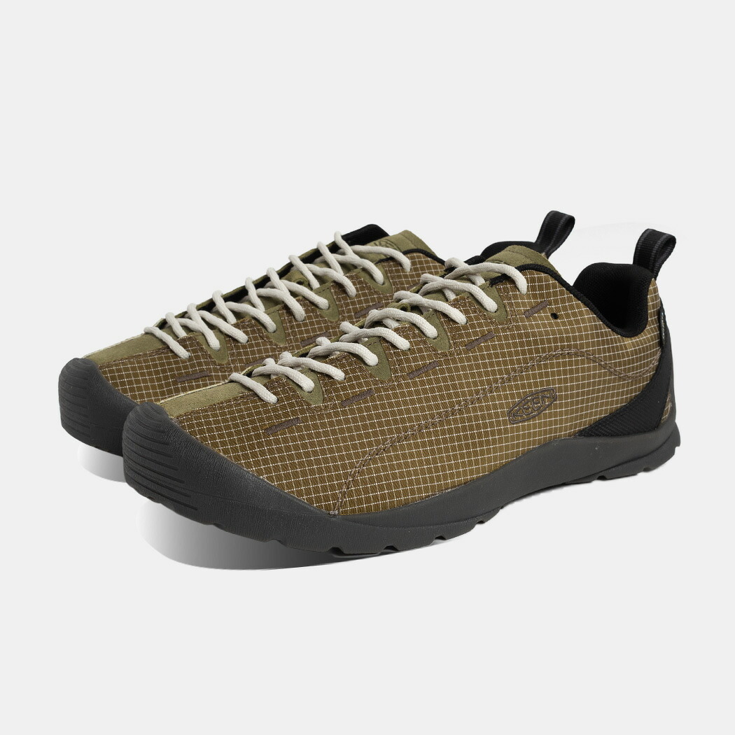 【お買い物マラソン限定クーポン配布中!!】KEEN キーン JASPER NYLON WP ジャスパー ナイロン スニーカー OLIVE ( オリーブ グリーン 緑 ウォータープルーフ 撥水 防水 メンズ レディース 1031315 )