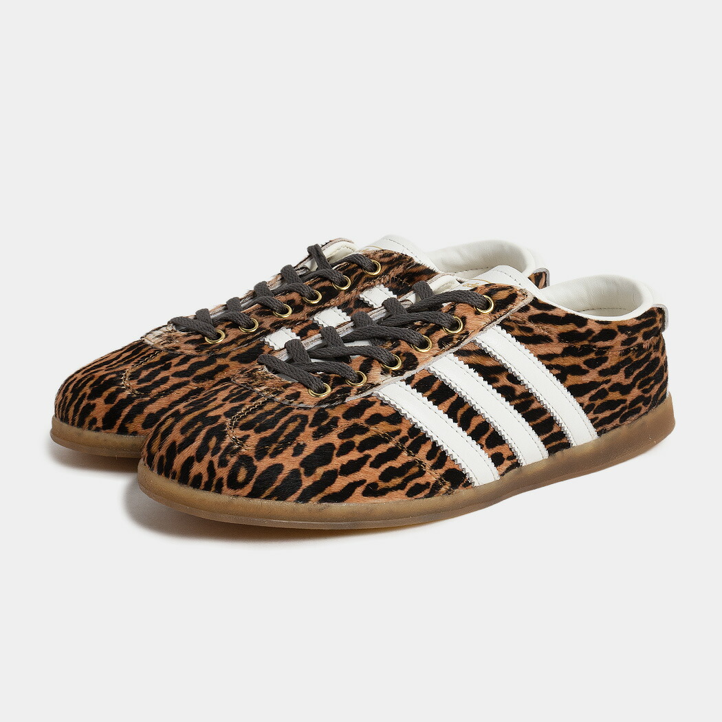 [クーポン＆P2倍！]adidas アディダス ガゼル ガッツレー レオパード ロー プロ GAZELLE LO PRO スニーカー LEOPARD ( アニマル ハラコ レディース ガムソール KJ6574 )｜aroundo 9,086円