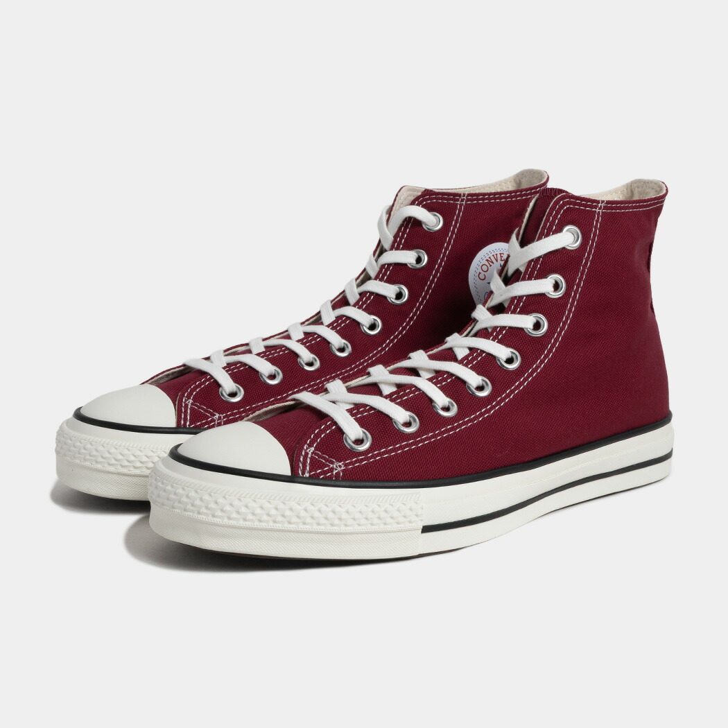 【お買い物マラソン限定クーポン配布中!!】CONVERSE コンバース キャンバス オールスター Ｊ CANVAS ALL STAR J HI BURGUNDY スニーカー ( バーガンディ JAPAN 日本製 メンズ 31316710 ) 8,168円