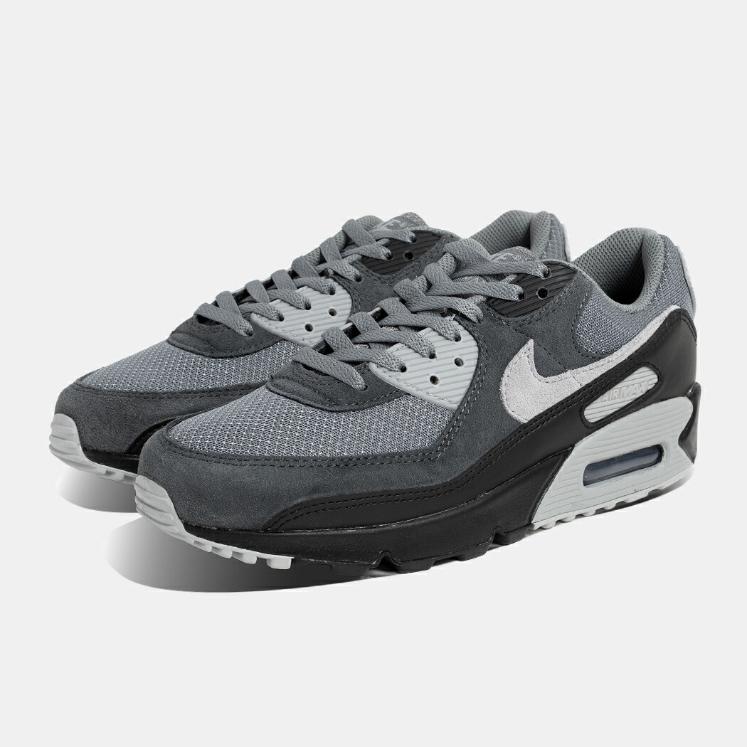 [クーポン＆P2倍！]NIKE ナイキ AIR MAX 90 エア マックス スニーカー SMOKE GREY ( スモーク グレー ブラック 黒 ランニングシューズ メンズ DM0029-020 )｜aroundo