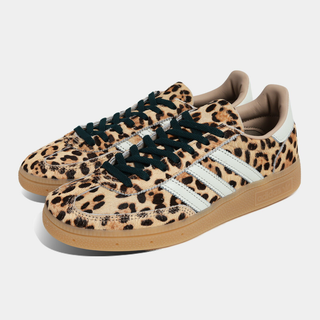 [クーポン＆P2倍！]adidas アディダス ハンドボール スペツィアル スニーカー HANDBALL SPEZIAL MAGIC BEIGE ( レオパード アニマル柄 総柄 レディース KI6678 )｜aroundo