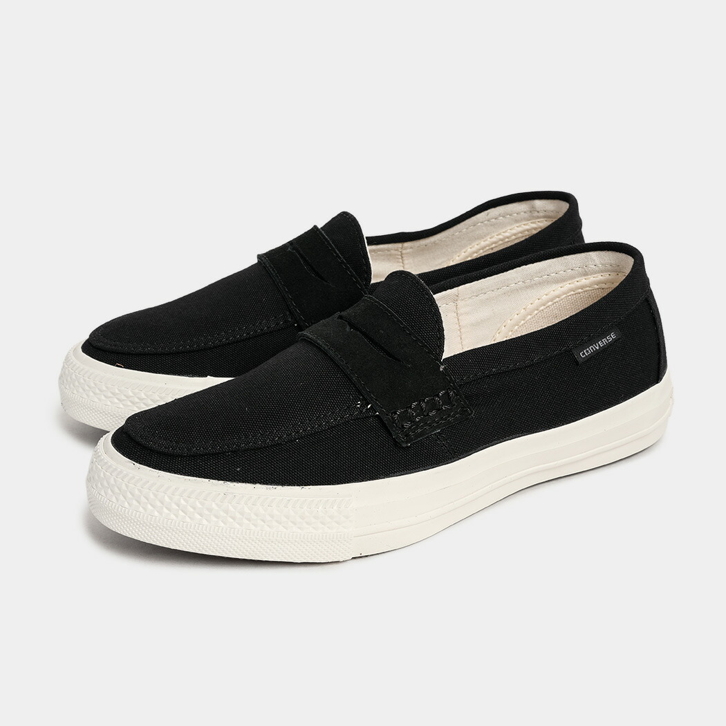 [クーポン＆P2倍！]CONVERSE コンバース CXP ローファー スニーカー CXP LOAFER BLACK ( コインローファー スニーカーローファー レディース 33702530 )