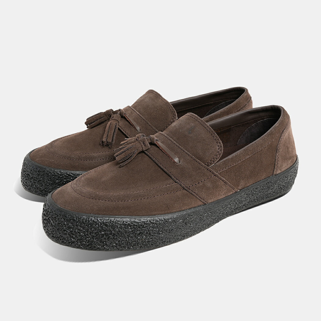【お買い物マラソン限定クーポン配布中!!】LAST RESORT AB ラストリゾート VM005 SUEDE スニーカー ローファー CHOCOLATE BROWN/ BLACK ( チョコレートブラウン スエードスニーカー VM005CBB )