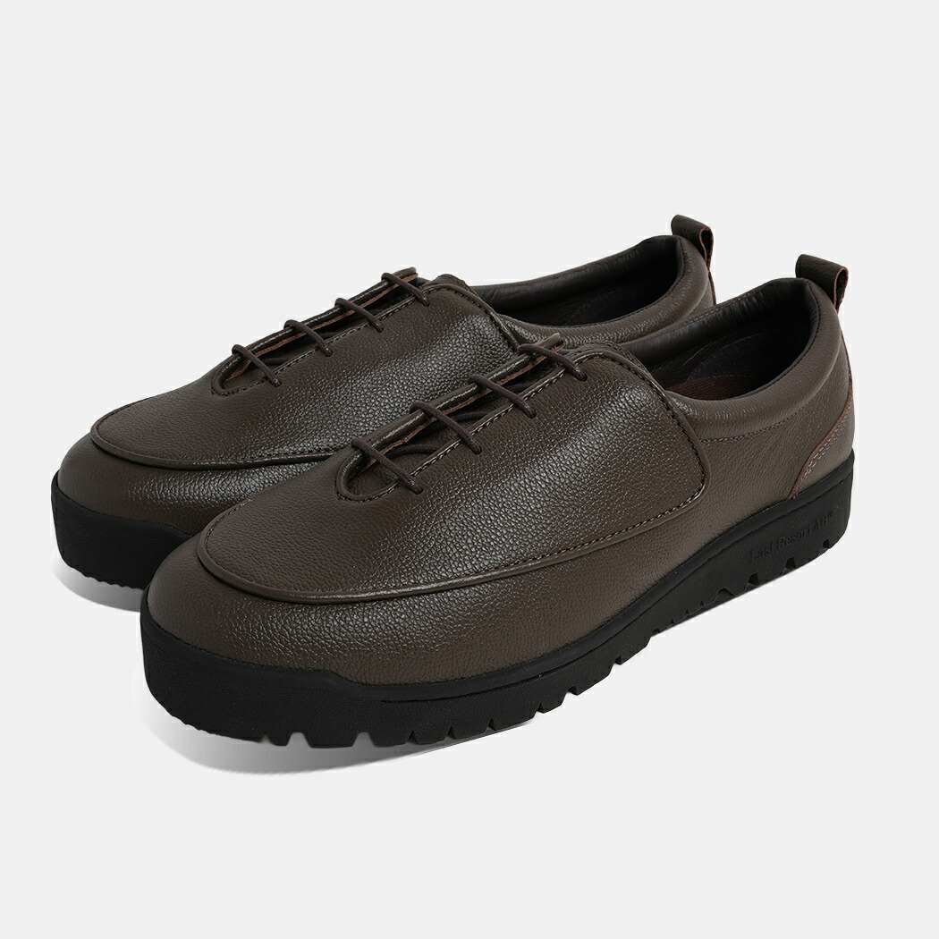 [クーポン＆P2倍！]LAST RESORT AB ラストリゾート GM001 スニーカー JAVA BROWN/BLACK ( ブラウン レザースニーカー ラバーソール 革靴 メンズ レディース GM001JBB )