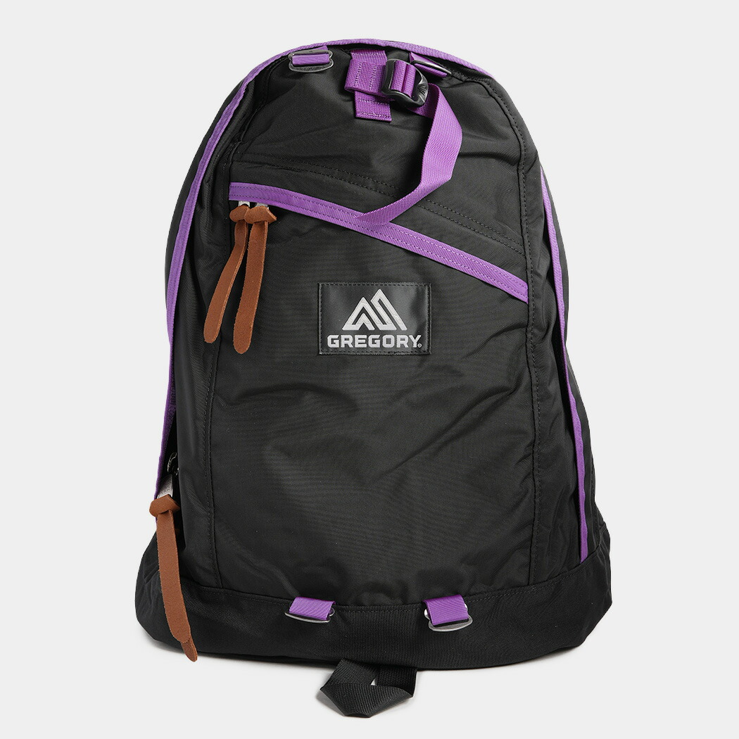 【お買い物マラソン限定クーポン配布中!!】GREGORY グレゴリー バックパック リュック バッグ デイ パック DAY PACK BAG BLACK PURPLE ( 鞄 ブラック 黒 紫 パープル メンズ レディース 65169-769 )