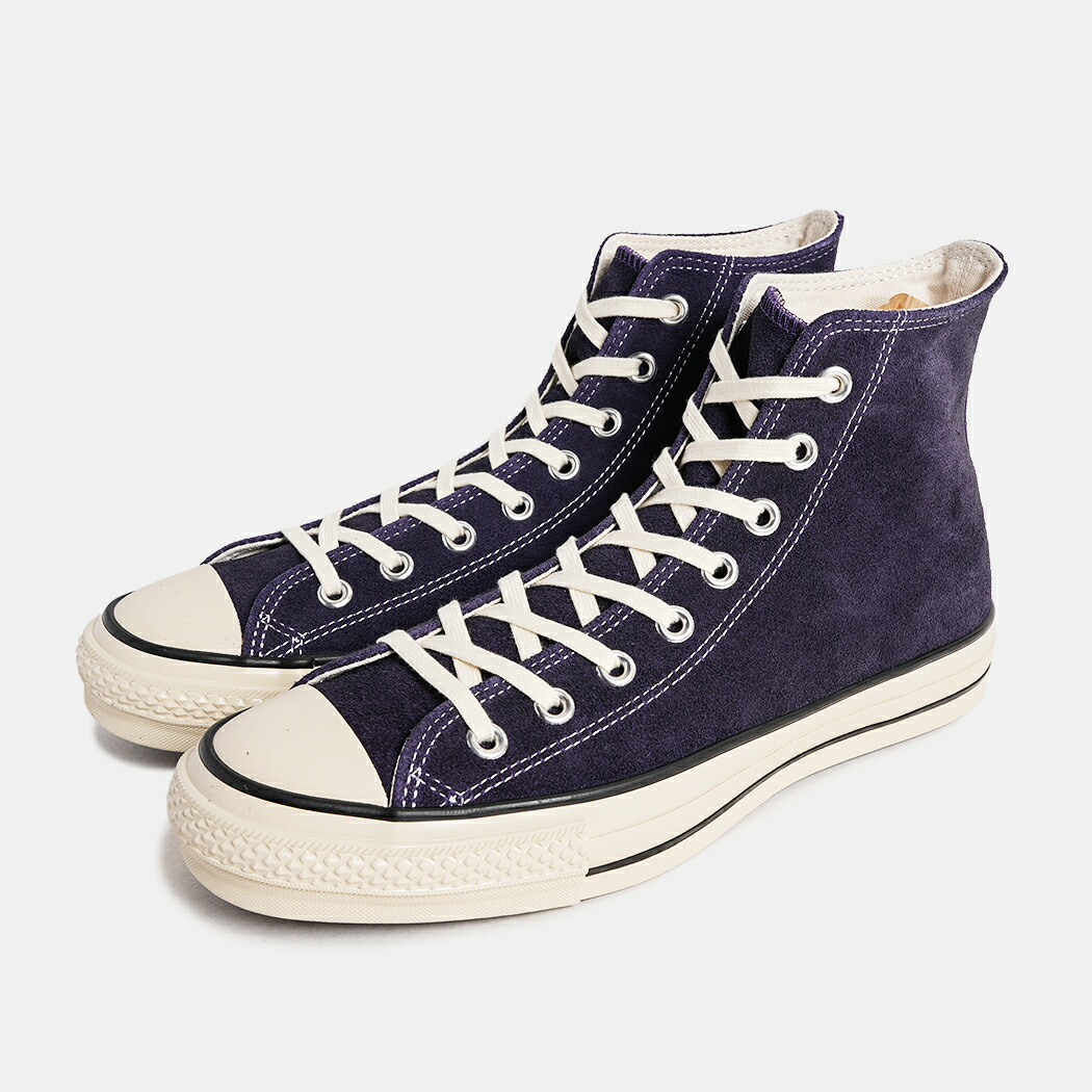 【お買い物マラソン限定クーポン配布中!!】CONVERSE コンバース SUEDE ALL STAR J HI スエード オールスター スニーカー MADE IN JAPAN PURPLE ( 紫 パープル 日本製 メンズ 31317530 )