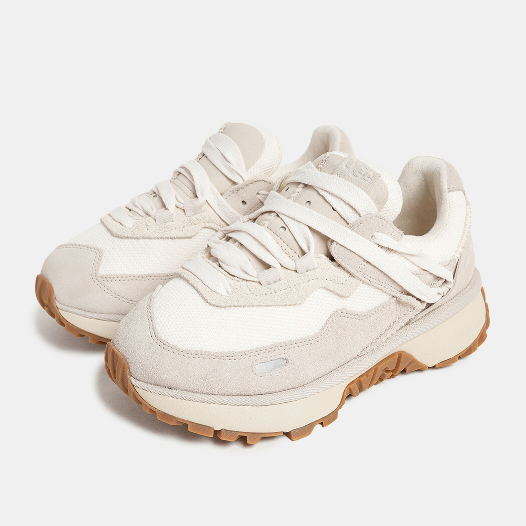 UGG アグ 厚底 RETRO FI LOW レトロ ファイ ローカット スニーカー CERAMIC ( ベージュ 白 ホワイト スエード レディース ウィメンズ 1167491-CERA )