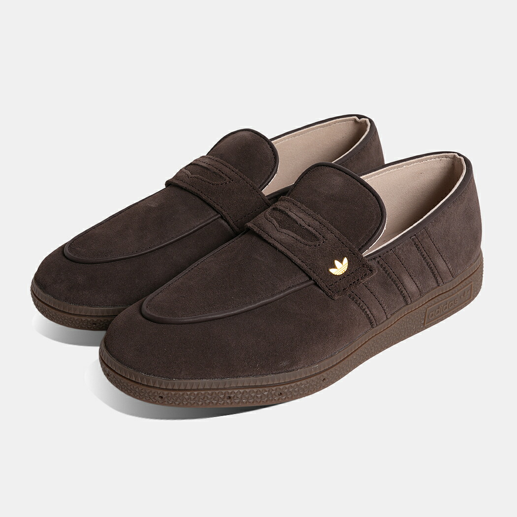[クーポン＆P2倍！]adidas アディダス ハンドボール スペツィアル ローファー スニーカー HANDBALL SPEZIAL LOAFER COFFEE ( スエード ガムソール メンズ レディース KJ2533 )｜aroundo