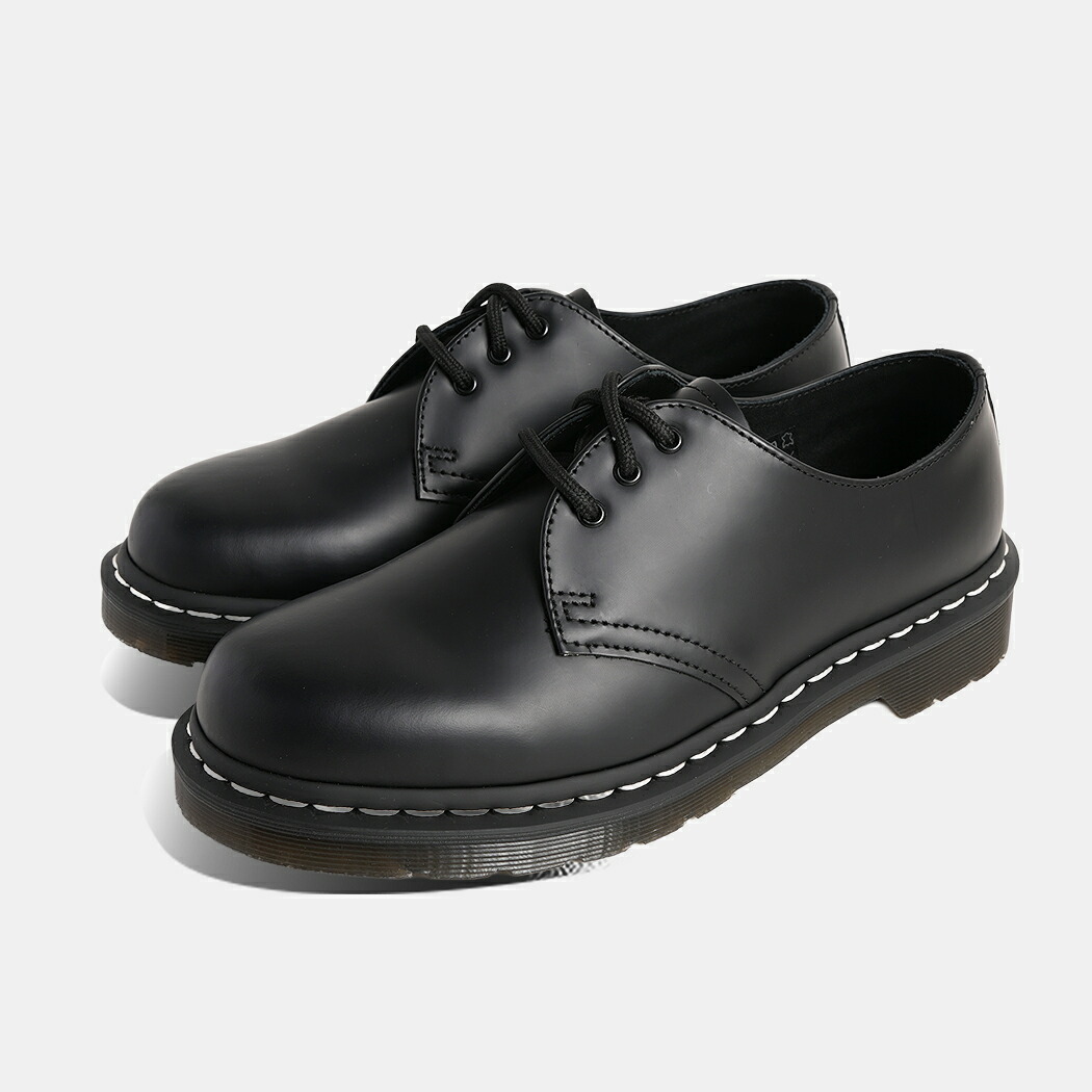 [クーポン＆P2倍！]Dr.Martens ドクターマーチン 1461 3HOLE ホワイトステッチ 3ホール レザー ダービー シューズ 革靴 WHITE STITCH BLACK ( ブーツ レースアップ メンズ レディース 24757001 ) 17,573円