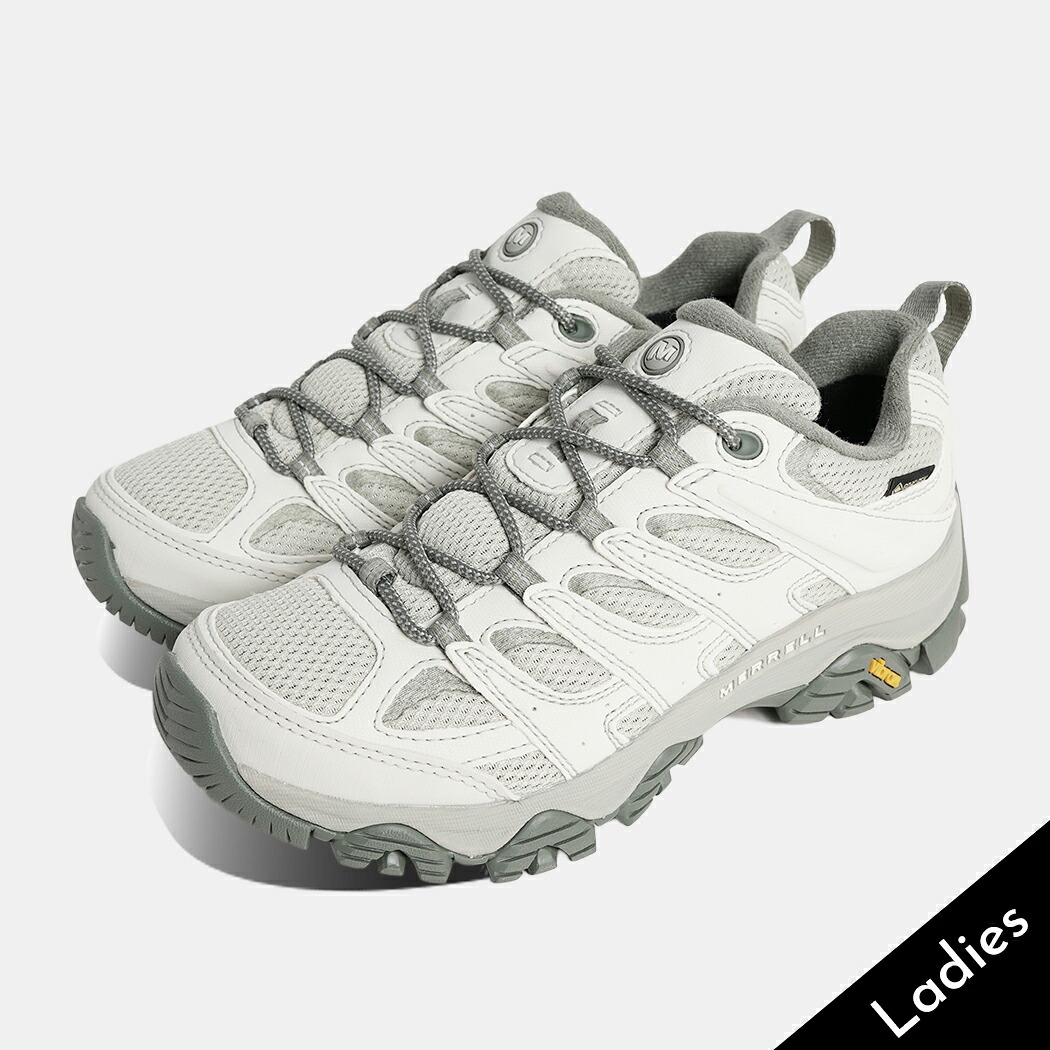 MERRELL メレル MOAB 3 SYNTHETIC GORE-TEX ウィメンズ モアブ シンセティック ゴアテックス スニーカー OOLONG ( 防水 防滴 雨天対応 白 グレー レディース J00004921 )