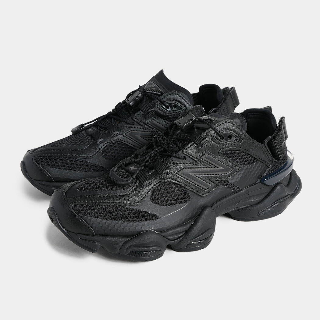[クーポン＆P2倍！]ニューバランス 9060 サマー サンダル スニーカー NEW BALANCE Summer U90604SC BLACK SANDAL ( ミュール ドローコード ストラップ メンズ レディース 2002 1906 )｜aroundo