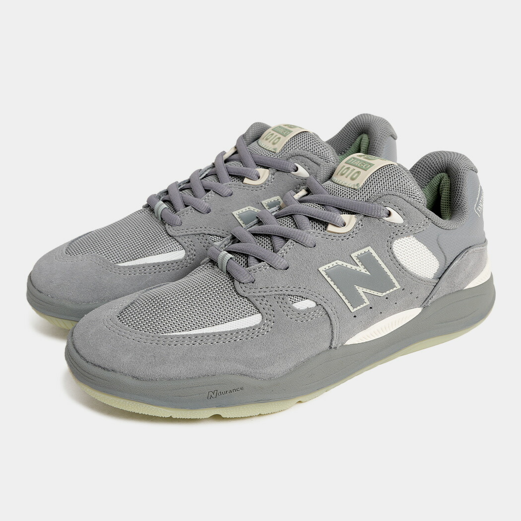 [クーポン＆P2倍！]ニューバランス ヌメリック 1010 スニーカー NEW BALANCE NUMERIC TIAGO LEMOS UN101PS SLATE GRAY SEA SALT ( グレー SKATE スケート メンズ ローテク )｜aroundo