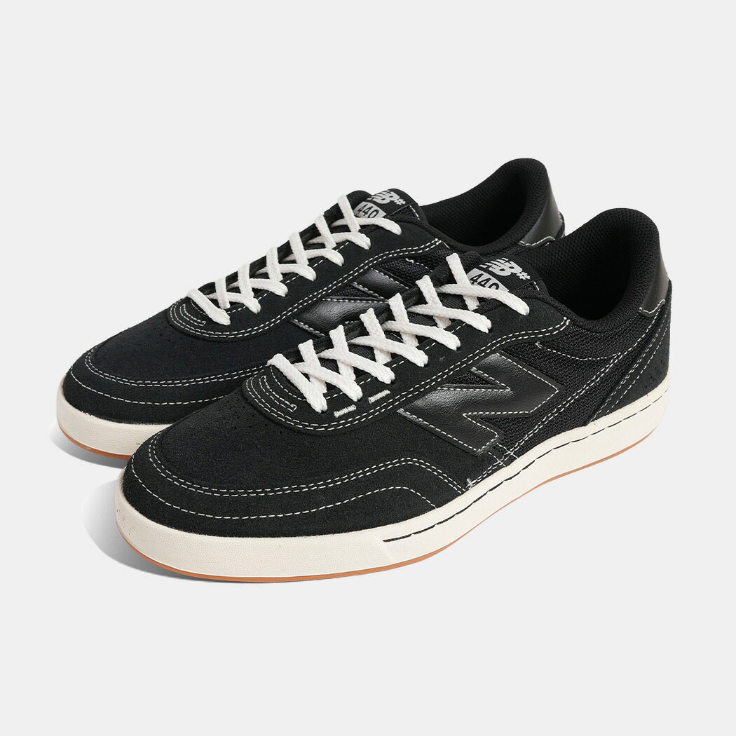 [クーポン＆P2倍！]ニューバランス ヌメリック 440 スニーカー NEW BALANCE NUMERIC UN440BCO BLACK ( ブラック 黒 オールブラック トリプルブラック SKATE ローテク スケート メンズ )｜aroundo