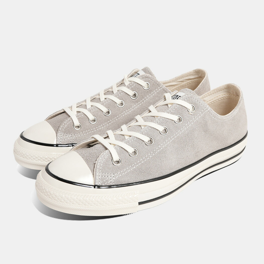 コンバース オールスター エイジド スニーカー グレー スエード メンズ レディース CONVERSE ALL STAR AGED WS OX NATURAL GRAY ( ローテク 31318051 )|aroundo