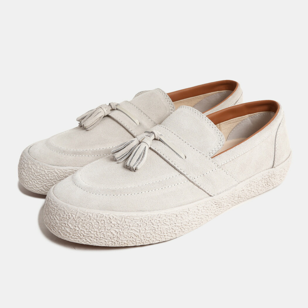 ラストリゾート ローファー スニーカー 白 スエード メンズ レディース LAST RESORT AB VM005 LOAFER WHITE WHITE ( ローテク スケート SKATE )｜aroundo
