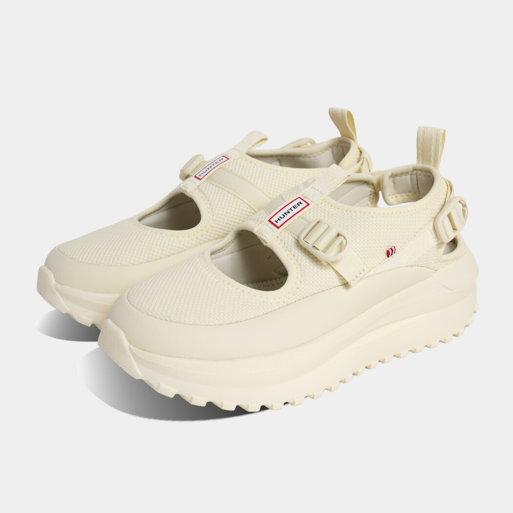 [クーポン＆P2倍！]ハンター トラベル フロー サンダル スニーカー HUNTER UNISEX TRAVEL FLOW SANDAL SHADED WHITE ( メリージェーン 厚底 レディース UFF7103MSH-SHW )｜aroundo