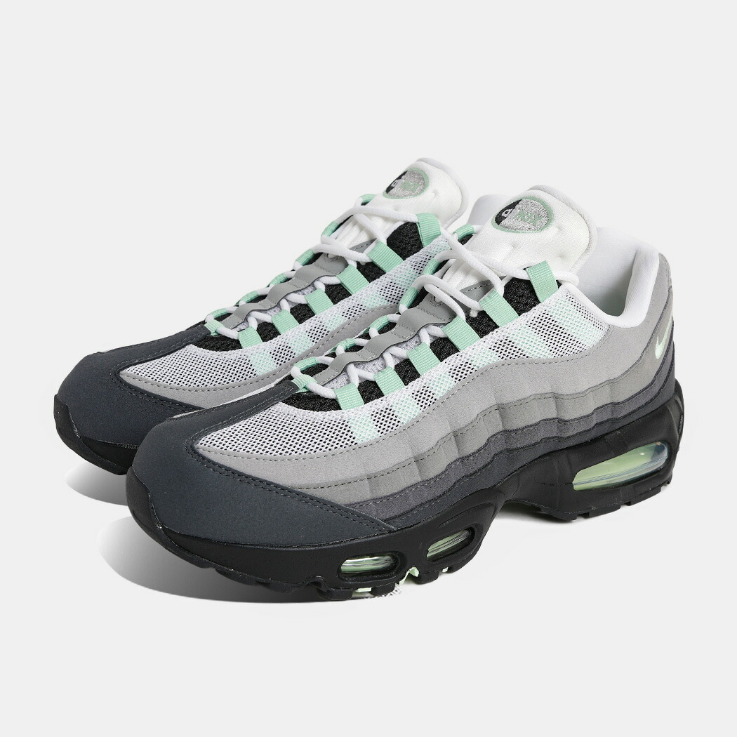 [クーポン＆P2倍！]ナイキ エアマックス ビッグバブル スニーカー NIKE AIR MAX 95 BIG BUBBLE FRESH MINT ( グラデーション グレー 水色 メンズ レディース HJ5996-005 )｜aroundo