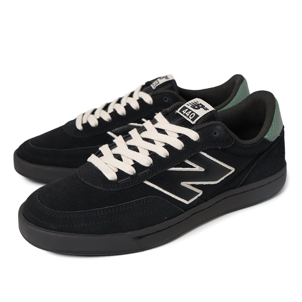 [クーポン＆P2倍！]海外限定 NEW BALANCE ニューバランス ヌメリック 440 スニーカー NUMERIC NM440BG2 Black Turquoise ( 日本未発売 黒 ブラック )｜aroundo