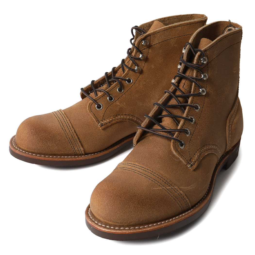 【お買い物マラソン限定クーポン配布中!!】RED WING レッドウィング アイアンレンジャー ブーツ IRON RANGE HAWTHORNE MULESKINNER ( USA製 茶色 ブラウン brown レザー D 8083 )