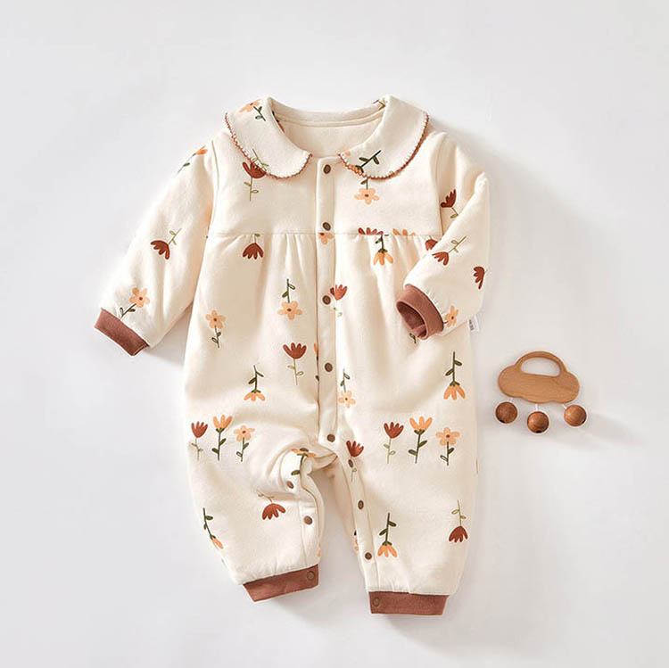 ロンパース柄パーカー秋冬長袖女の子男の子長袖708090赤ちゃんベビー服おしゃれかわいいコットン着ぐるみ