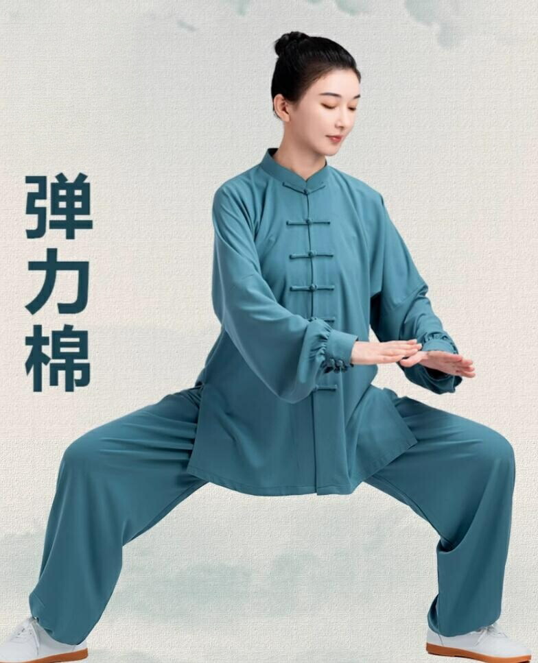 男女兼用 2color ウェア/七分袖　上着/パンツ/武術表演服 太極拳服 サテン 演舞チャイナ服 ラッピング カンフーパンツ コスプレ　衣装　発表会　スポーツ 武術 ゆったり　ラッピング カンフーパンツ ズボン 母の日ギフト 　メンズ　 レディース　 XS-XXL
