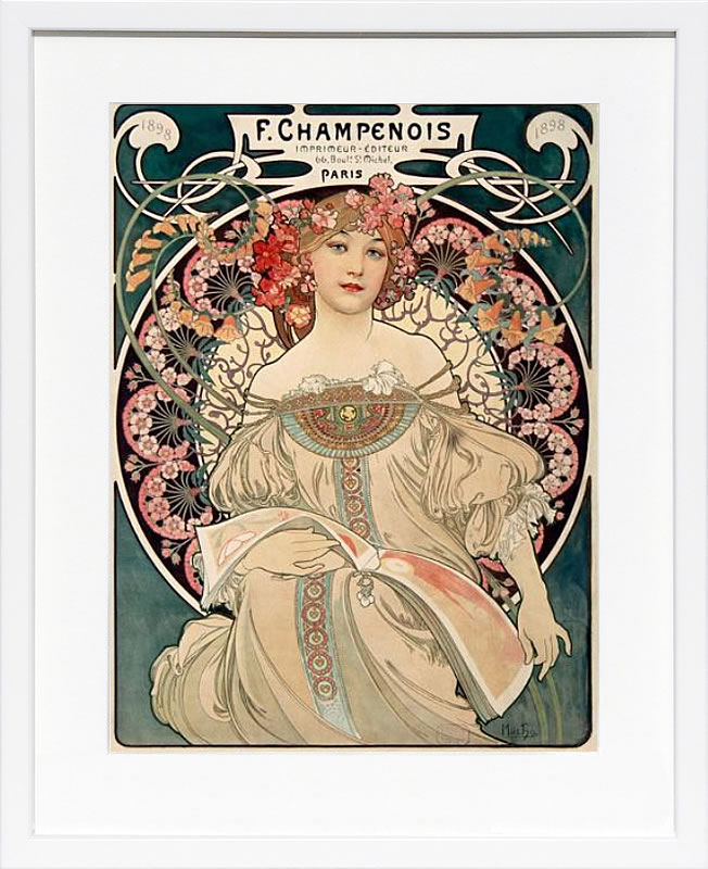 【ライセンスプリント】アルフォンス ミュシャ リトグラフ 絵画 ポスター グッズ アート 絵 版画 複製画 作品 シルクスクリーン アートパネル アートポスター アートフレーム インテリア フレーム付き 抽象画 壁掛け 北欧 おしゃれアルフォンス・ミュシャ F. Champenois|ARS’ONLINE