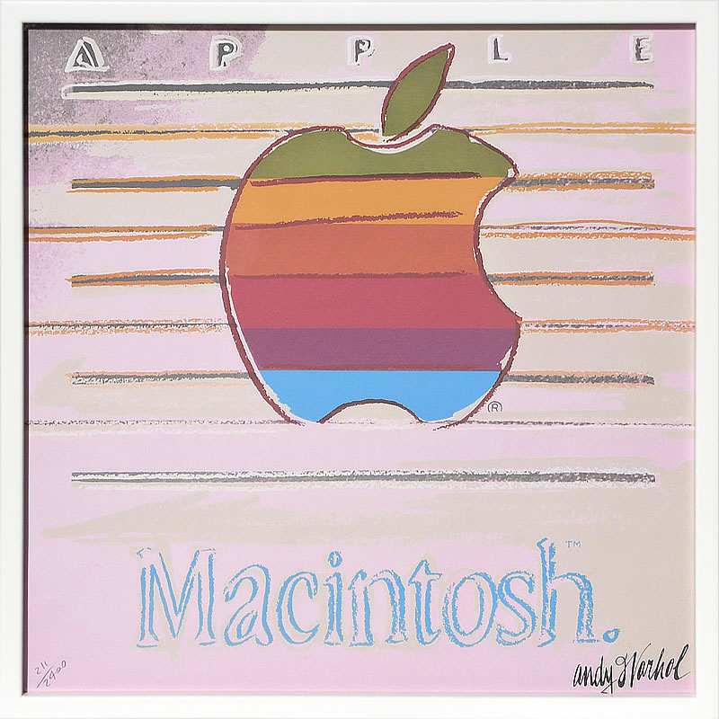 【CMOA証明書付】アンディ・ウォーホル ポスター 作品 猫 マリリン モンロー 花 キャンベルスープ 絵画 絵 複製画 版画 リトグラフ シルクスクリーン アートパネル ポップ アート インテリア フレーム付き 北欧 おしゃれ アンディ・ウォーホル Apple Macintosh