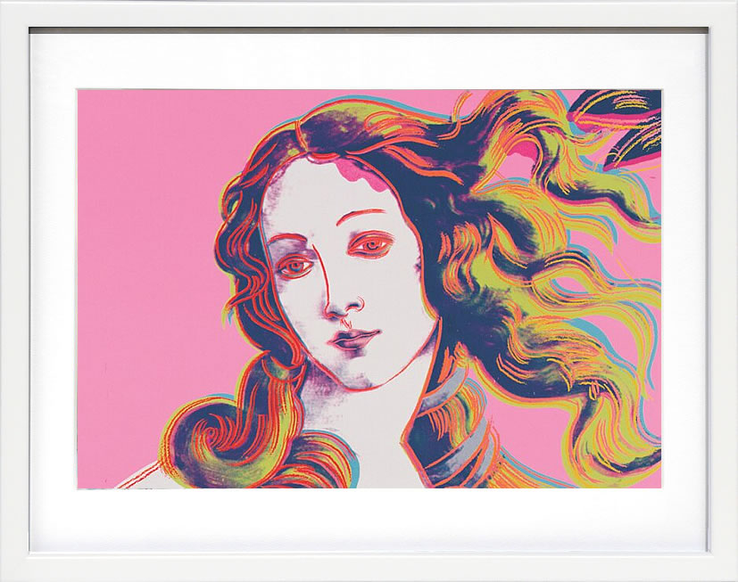 アンディ・ウォーホル ポスター 作品 猫 マリリン モンロー 花 キャンベルスープ 絵画 絵 複製画 版画 リトグラフ シルクスクリーン アートパネル ポップ アート インテリア フレーム付き 北欧 おしゃれ アンディ・ウォーホル Sandro Botticelli