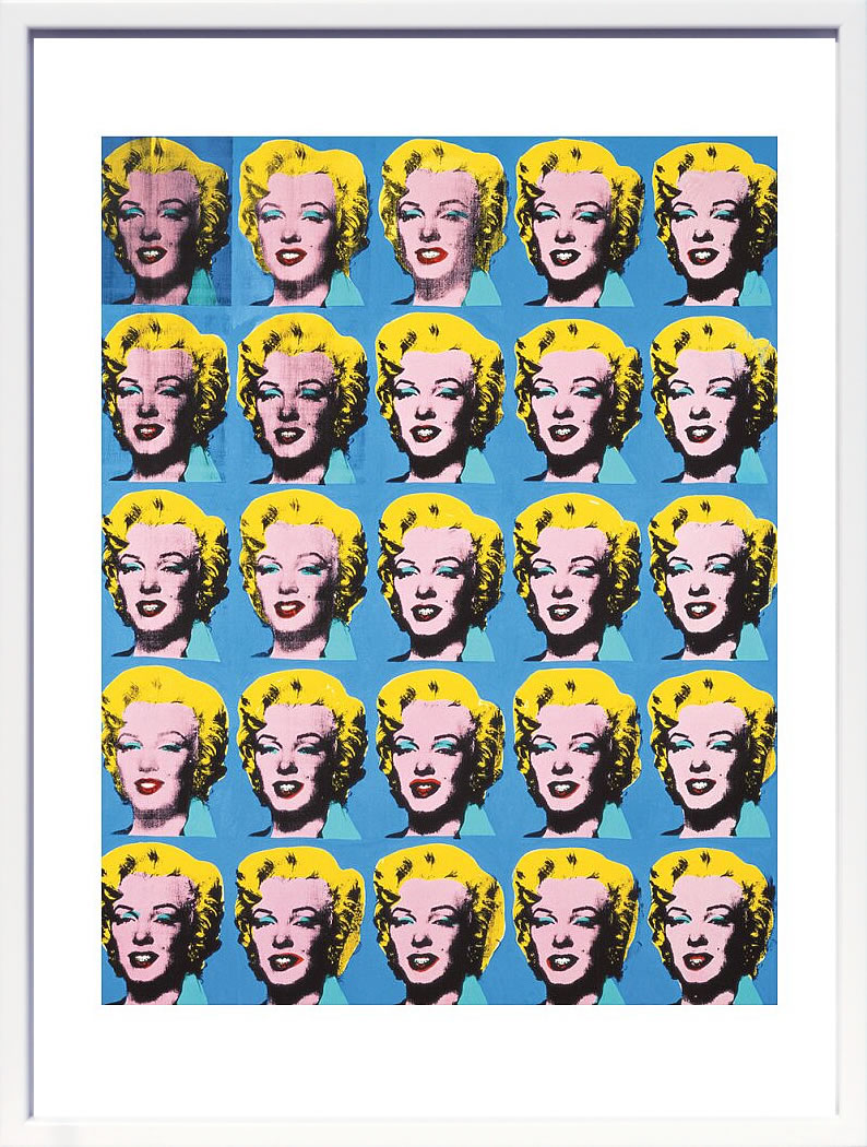 アンディ・ウォーホル ポスター 作品 猫 マリリン モンロー 花 キャンベルスープ 絵画 絵 複製画 版画 リトグラフ シルクスクリーン アートパネル ポップ アート インテリア フレーム付き 北欧 おしゃれアンディ・ウォーホル Twenty-Five Colored Marilyns, 1962｜ARS&rsquo;ONLINE