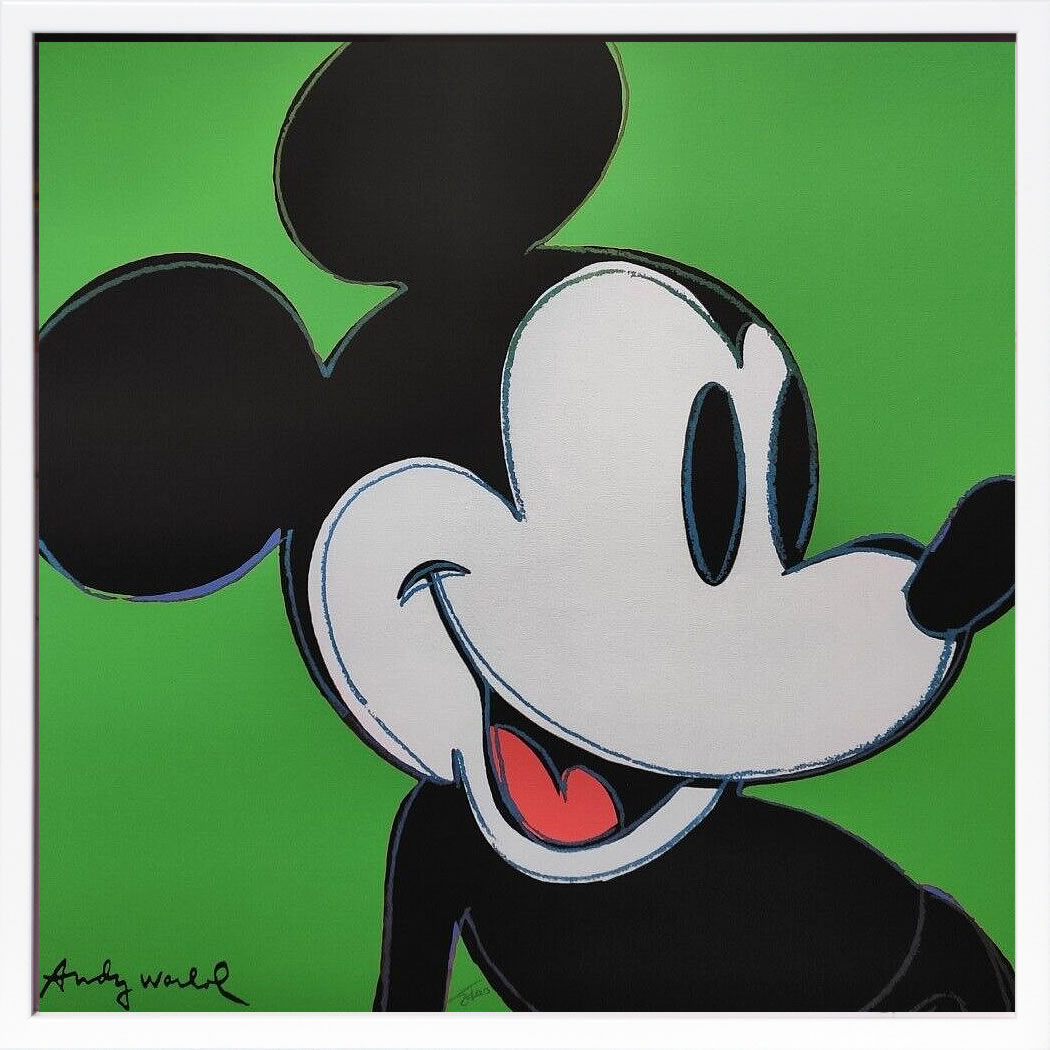アンディ・ウォーホル 貼り出し 細工物 猫 マリリン モンロー 花 キャンベル吸いもの 絵図 絵 書きうつす画 版画 リトグラフ 絹地映写幕 芸術ダイアログボックス 受けが良い 芸術 室内装飾 枠組み付き添い人 北欧 今めかしいアンディ・ウォーホル Mickey Mouse