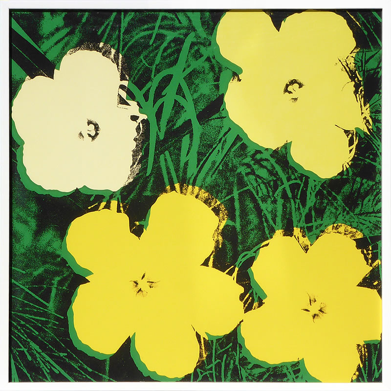 アンディ・ウォーホル Flowers 花 ポップアート フラワーポスター 4枚