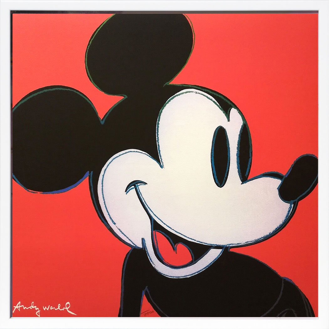 アンディ・ウォーホル 貼り出し 細工物 猫 マリリン モンロー 花 キャンベル吸いもの 絵図 絵 書きうつす画 版画 リトグラフ 絹地映写幕 芸術ダイアログボックス 受けが良い 芸術 室内装飾 枠組み付き添い人 北欧 今めかしいアンディ・ウォーホル Mickey Mouse