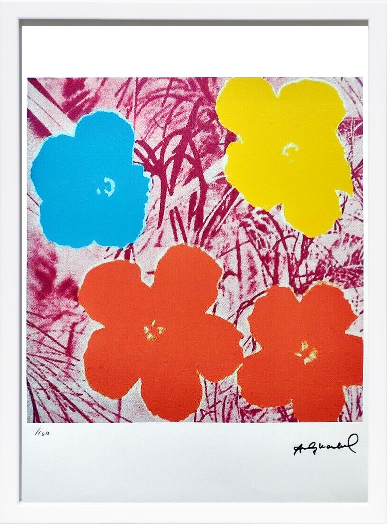 【COA証明書付】アンディ・ウォーホル ポスター 作品 猫 マリリン モンロー 花 キャンベルスープ 絵画 絵 複製画 版画 リトグラフ シルクスクリーン アートパネル ポップ アート インテリア フレーム付き 北欧 おしゃれアンディ・ウォーホル Flowers|ARS’ONLINE