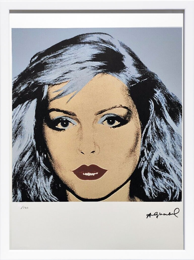 アンディ・ウォーホル ポスター 作品 猫 マリリン モンロー 花 キャンベルスープ 絵画 絵 複製画 版画 リトグラフ シルクスクリーン アートパネル ポップ アート インテリア フレーム付き 北欧 おしゃれ アンディ・ウォーホル Debbie Harry 36,465円
