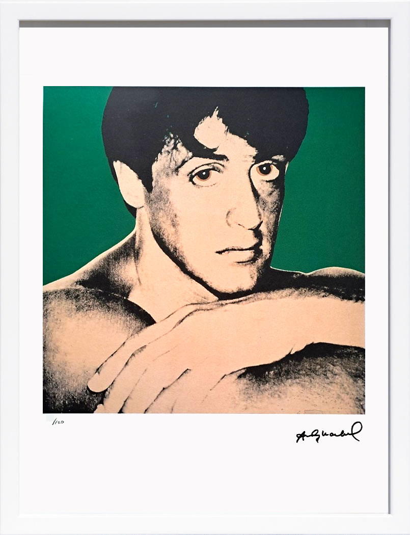 アンディ・ウォーホル ポスター 作品 猫 マリリン モンロー 花 キャンベルスープ 絵画 絵 複製画 版画 リトグラフ シルクスクリーン アートパネル ポップ アート インテリア フレーム付き 北欧 おしゃれ アンディ・ウォーホル Sylvester Stallone 36,465円