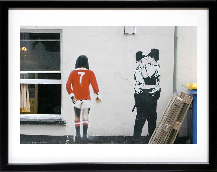 バンクシー 絵 絵画 アートパネル アート ポスター 版画 複製画 シルク スクリーン リトグラフ 作品 販売 風船と少女 ポップ アート 抽象画 アートフレーム インテリア フレーム付き 壁掛け 北欧 おしゃれ バンクシー Brighton Pub 23,760円