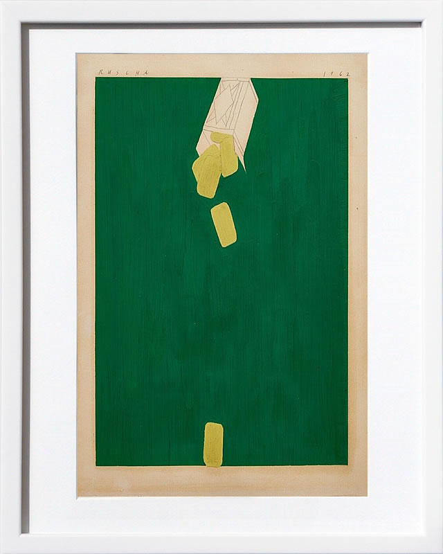 エド ルシェ 絵画 絵 ポスター アートパネル アートポスター ポップ アート 複製画 版画 リトグラフ シルクスクリーン 絵画インテリア フレーム付き 北欧 おしゃれ エド・ルシェ Lemon Drops