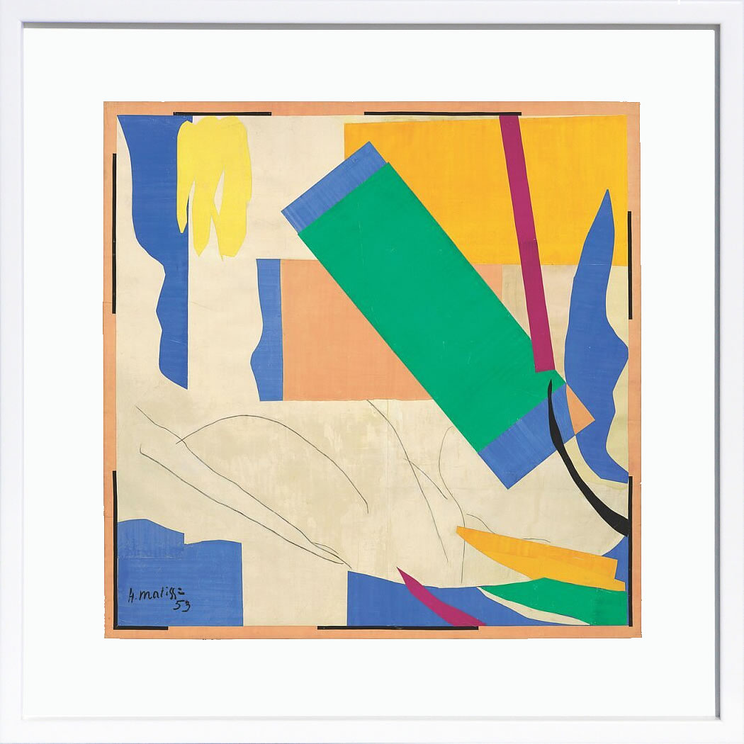 アンリ マティス 絵画 絵 ポスター アートパネル アートポスター リトグラフ モダン アート 低木 ダンス 複製画 版画 シルクスクリーン 絵画インテリア フレーム付き 北欧 おしゃれアンリ・マティス Memory of Oceania, Summer 1952- Early 1953｜ARS&rsquo;ONLINE