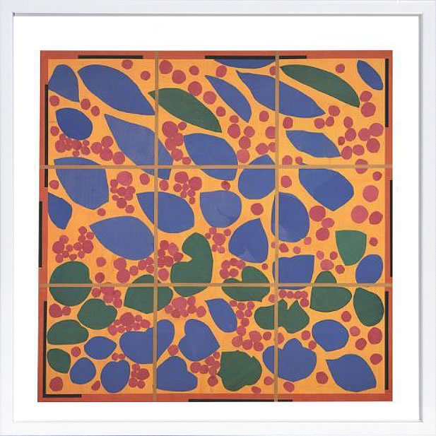 アンリ マティス 絵画 絵 ポスター アートパネル アートポスター リトグラフ モダン アート 低木 ダンス 複製画 版画 シルクスクリーン 絵画インテリア フレーム付き 北欧 おしゃれ アンリ・マティス Ivy in Flower