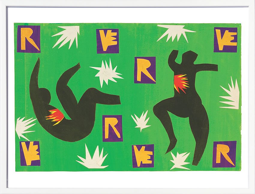 アンリ マティス 絵画 絵 ポスター アートパネル アートポスター リトグラフ モダン アート 低木 ダンス 複製画 版画 シルクスクリーン 絵画インテリア フレーム付き 北欧 おしゃれ アンリ・マティス Cover Design for Verve IV, 1943 30,030円