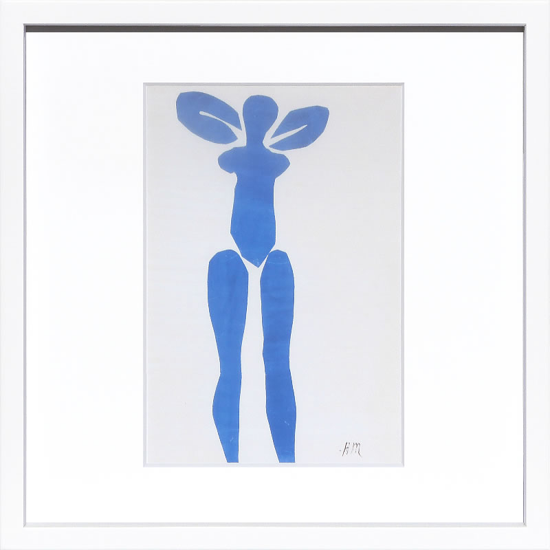 アンリ マティス 絵画 絵 ポスター アートパネル アートポスター リトグラフ モダン アート 低木 ダンス 複製画 版画 シルクスクリーン 絵画インテリア フレーム付き 北欧 おしゃれ アンリ・マティス Standing Blue Nude, 1952
