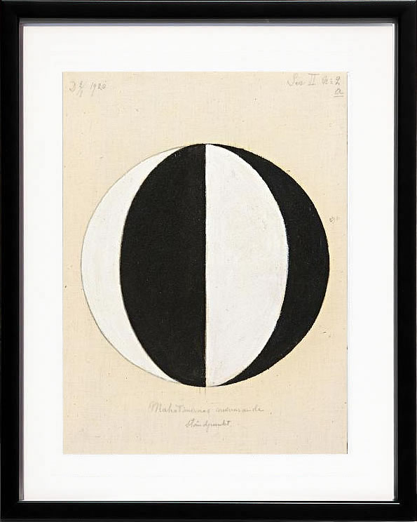 【ライセンスプリント】ヒルマ アフ クリント ポスター アート 絵 リトグラフ 版画 複製画 作品 シルクスクリーン アートパネル アートポスター アートフレーム インテリア フレーム付き 抽象画 壁掛け 北欧 おしゃれ ヒルマ・アフ・クリント The Current Standpoint