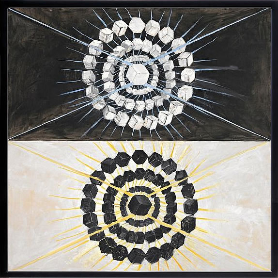 【使用許可刷り上げる】ヒルマ アフ クリント 貼り出し 芸術 絵 リトグラフ 版画 書きうつす画 細工物 絹地映写幕 芸術ダイアログボックス 芸術貼り出し 芸術枠組み 室内装飾 枠組み付き添い人 抽象化画 飾りもの 北欧 今めかしいヒルマ・アフ・クリント The Swan, No. 8, 1914-1915