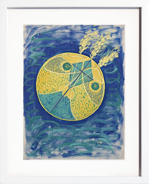 【ライセンスプリント】ヒルマ アフ クリント ポスター アート 絵 リトグラフ 版画 複製画 作品 シルクスクリーン アートパネル アートポスター アートフレーム インテリア フレーム付き 抽象画 壁掛け 北欧 おしゃれ ヒルマ・アフ・クリント Primordial Chaos, 1906-1907