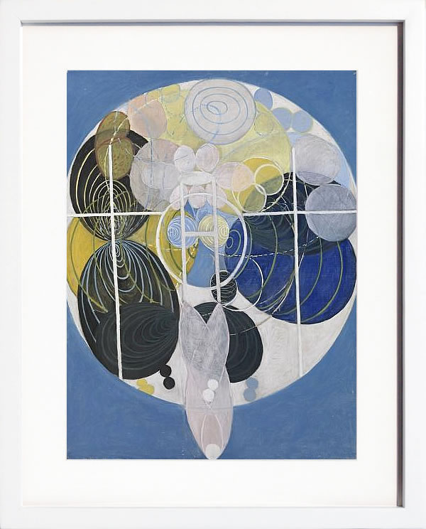 【ライセンスプリント】ヒルマ アフ クリント ポスター アート 絵 リトグラフ 版画 複製画 作品 シルクスクリーン アートパネル アートポスター アートフレーム インテリア フレーム付き 抽象画 壁掛け 北欧 おしゃれ ヒルマ・アフ・クリント The Large Figure Paintings