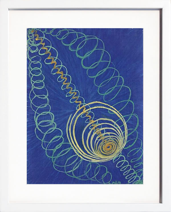 【ライセンスプリント】ヒルマ アフ クリント ポスター アート 絵 リトグラフ 版画 複製画 作品 シルクスクリーン アートパネル アートポスター アートフレーム インテリア フレーム付き 抽象画 壁掛け 北欧 おしゃれヒルマ・アフ・クリント Primordial Chaos, No. 16|ARS’ONLINE
