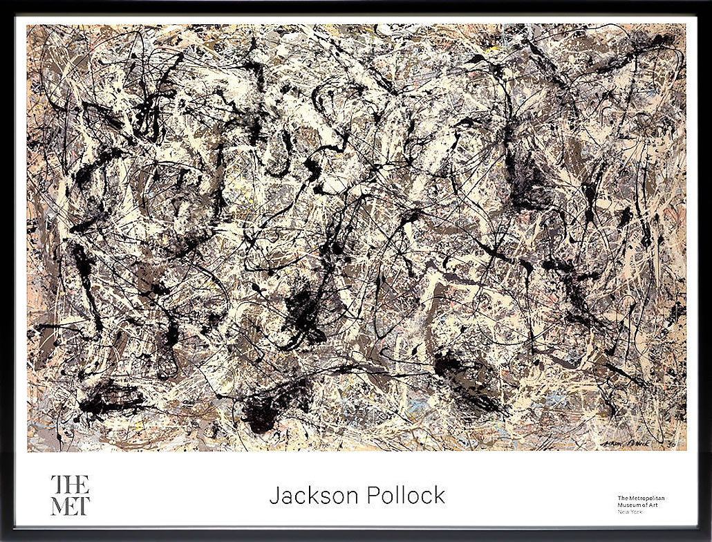 楽天市場】絵画・抽象画 （Silkscreen)(ジャクソン・ポロック ナンバー