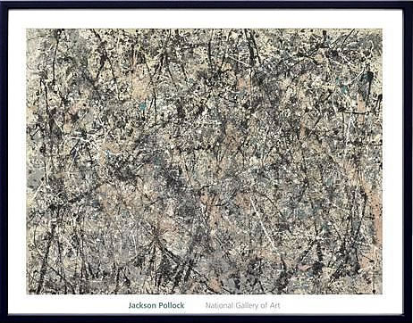 額装済/Number 14 Gray（ジャクソン ポロック）pollock Number 14 Gray